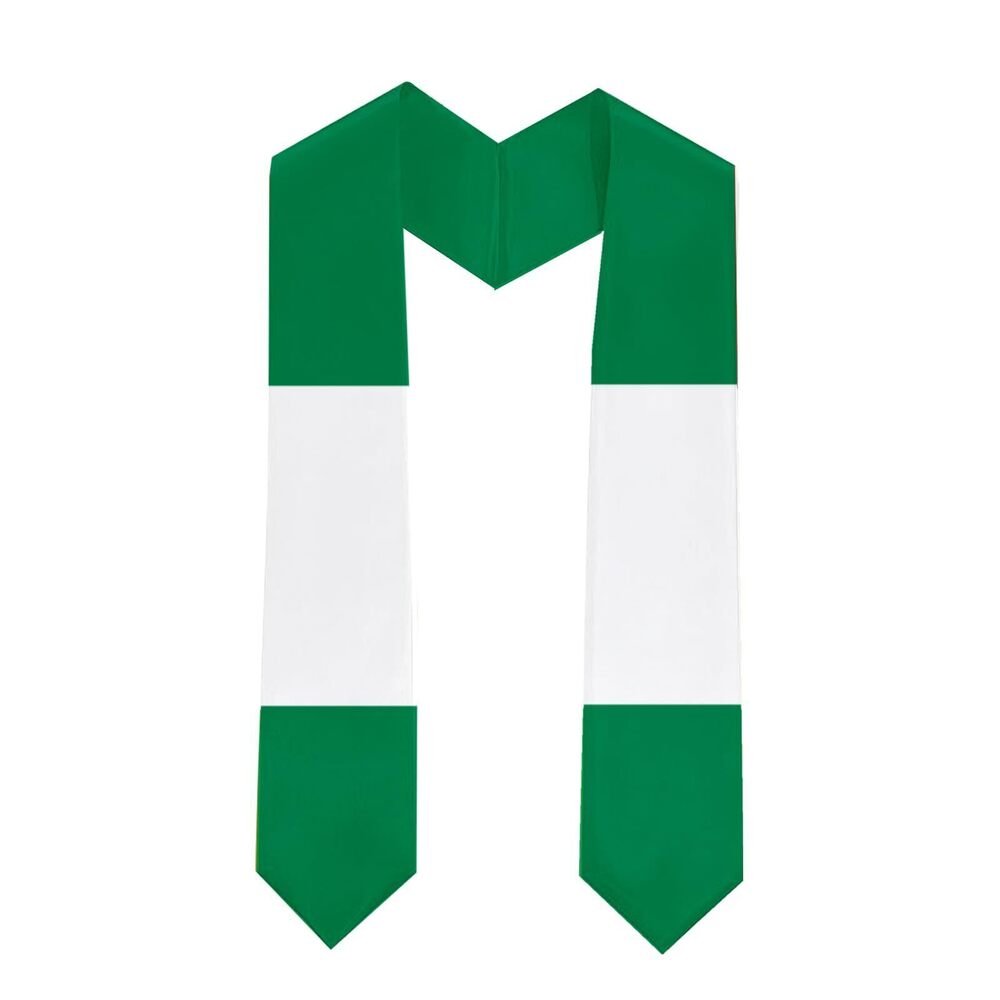 6398 Class of 2025 Nigeria Flag Graduation Stole Celebrate Your Academic